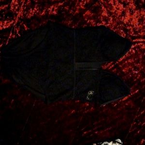 Black Mossimo one piece knitted swim suit